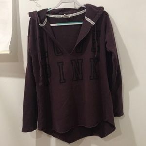 Pink oversized hoodie